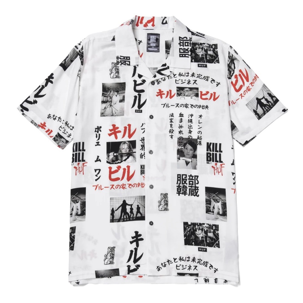 HUF Limited Edition Kill Bill Button Down Collab - Med